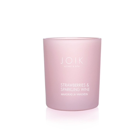 JOIK HOME & SPA candle made of vegetable wax Strawberries & Wine