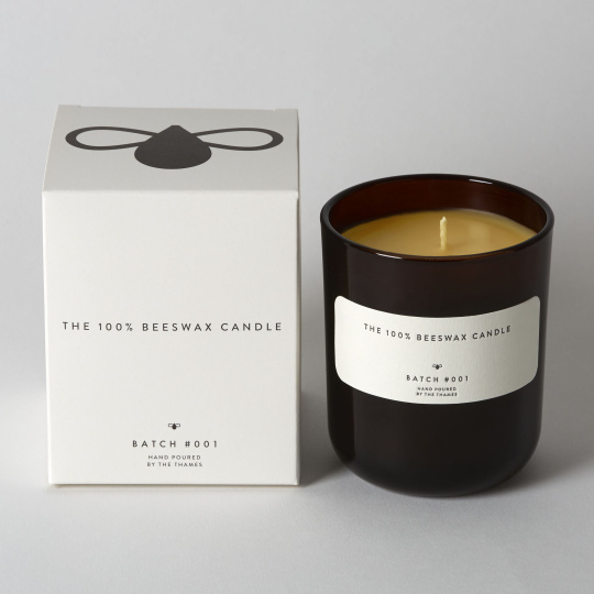 Batch #001 100% Beeswax Candle 185 g