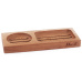 MUSK Soap dish with shampoo WOODEN