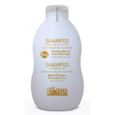 Argital Brightening shampoo for blonde and fine hair with chamomile and green clay BIO