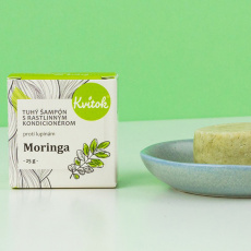 KVITOK Solid shampoo with anti-dandruff conditioner - Moringa 25 g expiry date 7/23