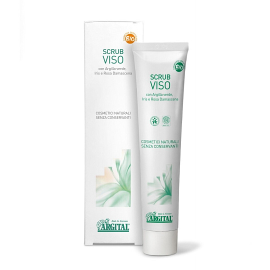 Argital Scrub and Face Mask with Green Clay 75 ml