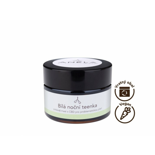 Anela White Night Teen Zinc Ointment with CBD for Problematic Skin