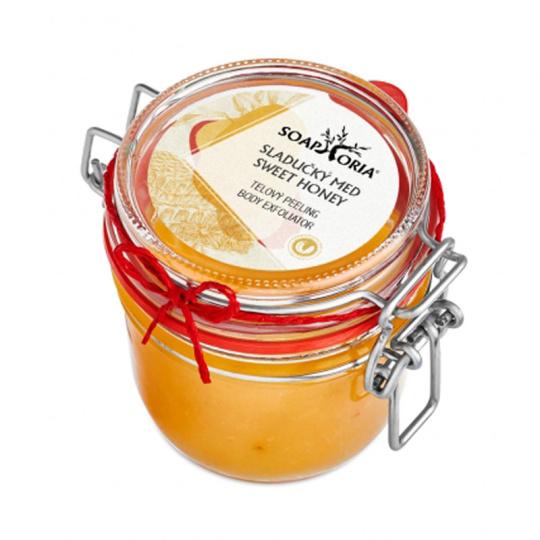 SOAPHORIA Organic Salt Body Scrub Sweet Honey 255 ml