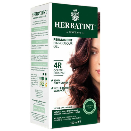 Herbatint Permanent Hair Color Copper Chestnut 4R