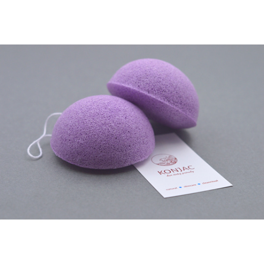 KONJAC sponge with blueberry extract